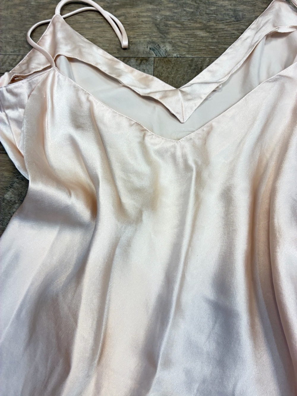 VTG 80s 90s Sami 100% Pure Silk Lingerie Teddy Bodysuit - Picture 9 of 13